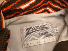 Load image into Gallery viewer, Vintage Cleveland Browns Chalk Line Zubaz Football Windbreaker Jacket, Size Adult Medium