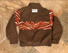 Load image into Gallery viewer, Vintage Cleveland Browns Chalk Line Zubaz Football Windbreaker Jacket, Size Adult Medium
