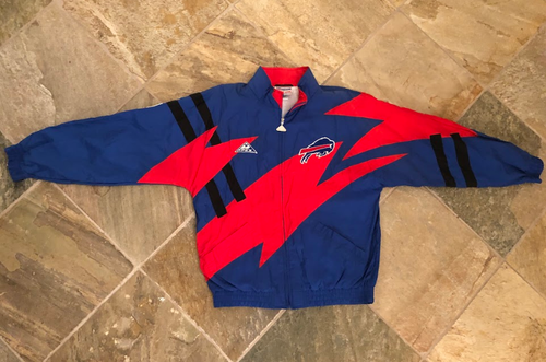 Vintage Buffalo Bills Apex One Pro Line Windbreaker Football Jacket, Size Adult Large