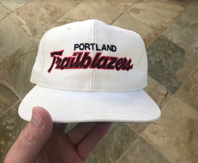 Vintage Portland Trailblazers Sports Specialties Script Basketball Hat