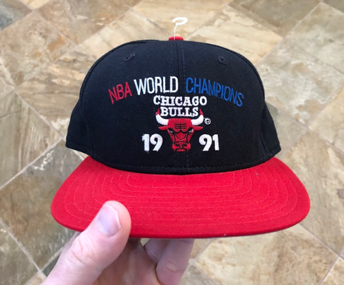 Vintage Chicago Bulls 1991 World Champions New Era Basketball Hat