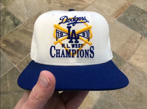 Vintage Los Angeles Dodgers 1991 NL West Champs Baseball Hat