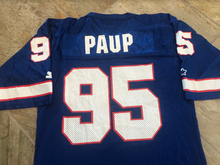Load image into Gallery viewer, Vintage Buffalo Bills Bryce Paup Starter Football Jersey, Size 48, XL
