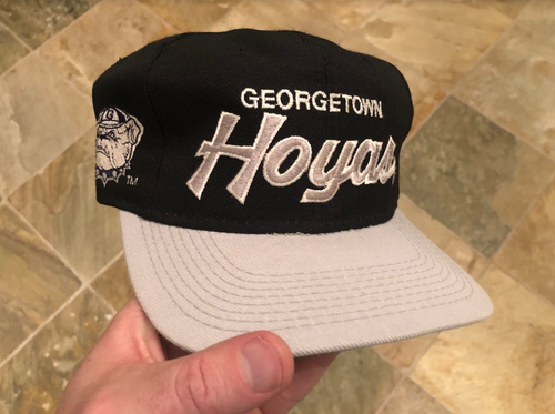 Vintage Georgetown Hoyas Sports Specialties Double Line Script Snapback College Hat