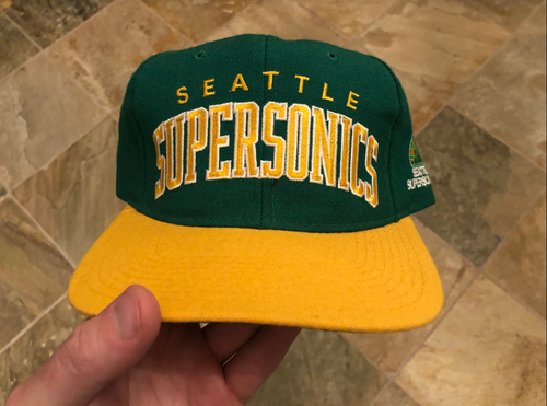 Vintage Seattle Supersonics Starter Arch Snapback Basketball Hat