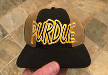 Load image into Gallery viewer, Vintage Purdue Boilermakers Starter Tri Panel Snapback College Hat