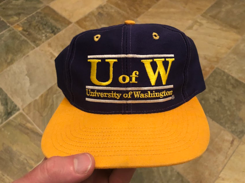 Vintage University of Washington Huskies The Game Snapback College Hat
