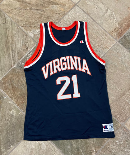 Vintage Virginia Cavaliers Harold Deane Champion College Basketball Jersey, Size 48, XL