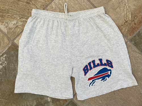Vintage Buffalo Bills Trench Football Shorts, Size Large