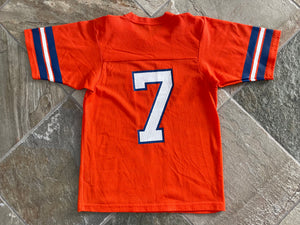 Vintage Denver Broncos John Elway Sand Knit Football Jersey, Size Medium