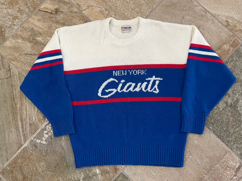 Vintage New York Giants Cliff Engle Sweater Football Sweatshirt, Size Large