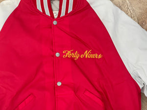 Vintage San Francisco 49ers DeLong Football Jacket, Size Large