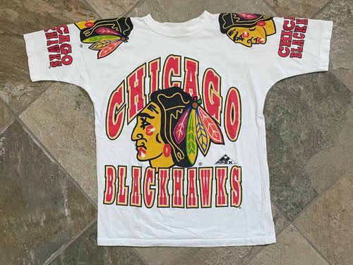Vintage Chicago Blackhawks Apex One Hockey TShirt, Large