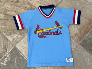 Vintage St. Louis Cardinals Sand Knit Baseball Jersey, Size Youth Medium, 10-12