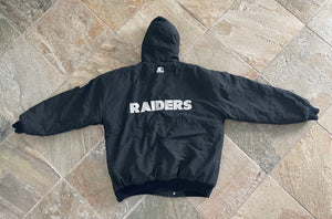 Vintage Los Angeles Raiders Starter Parka Football Jacket, Size XL