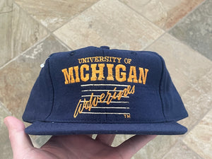 Vintage Michigan Wolverines Signature Bar Snapback College Hat