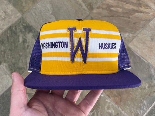 Vintage Washington Huskies AJD Snapback College Hat