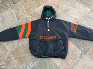 Vintage Miami Hurricanes Starter Parka College Jacket, Size Large