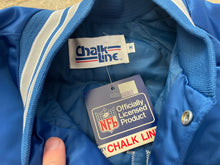 Load image into Gallery viewer, Vintage Seattle Seahawks Chalkline Satin Football Jacket, Size Medium