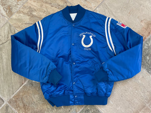 Vintage Indianapolis Colts Starter Satin Football Jacket, Size Large