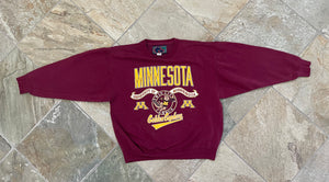Vintage Minnesota Golden Gophers College Sweatshirt, Size Large
