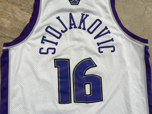 Vintage Sacramento Kings Peja Stojakovic Reebok Basketball Jersey, Size XXL