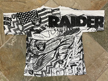 Load image into Gallery viewer, Vintage Los Angeles Raiders Magic Johnson Football Tshirt, Size Medium