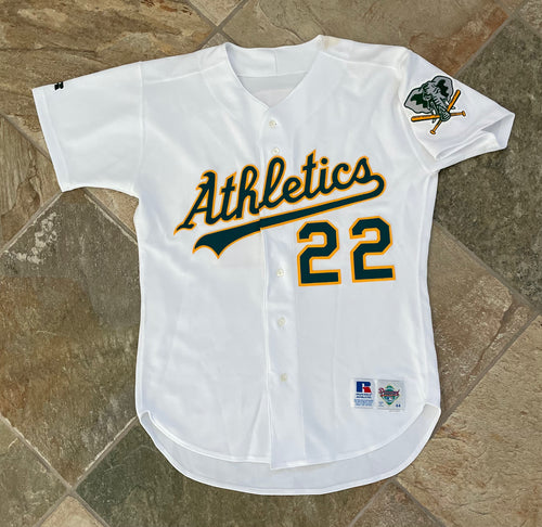 Vintage Oakland Athletics Kirk Dressendorfer Russell Game Worn Baseball Jersey, Size 44, Large