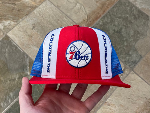 Vintage Philadelphia 76ers AJD Snapback Basketball Hat