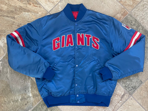 Vintage New York Giants Starter Satin Football Jacket, Size Large
