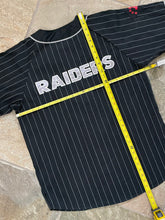 Load image into Gallery viewer, Vintage Los Angeles Raiders Starter Pinstripe Football Jersey, Size Large