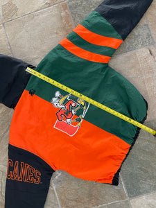 Vintage Miami Hurricanes Starter Parka College Jacket, Size Large
