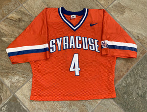 Vintage Syracuse Orange Game Worn Nike Lacrosse Jersey ###