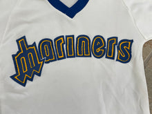 Load image into Gallery viewer, Vintage Seattle Mariners Sand Knit Baseball Jersey, Size Youth Small, 6-8