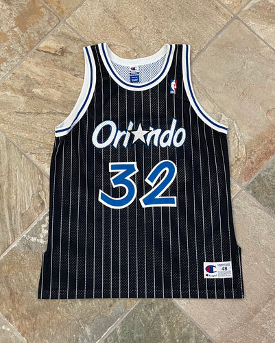 Vintage Orlando Magic Shaquille O'Neal Champion Basketball Jersey, Size 48, XL