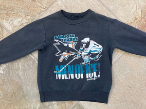 Vintage San Jose Sharks Hockey Sweatshirt, Size Youth Small, 4-6