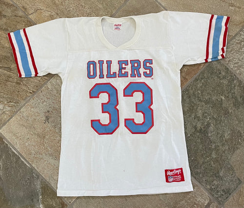 Vintage Houston Oilers Mike Rozier Rawlings Football Tshirt, Size Medium