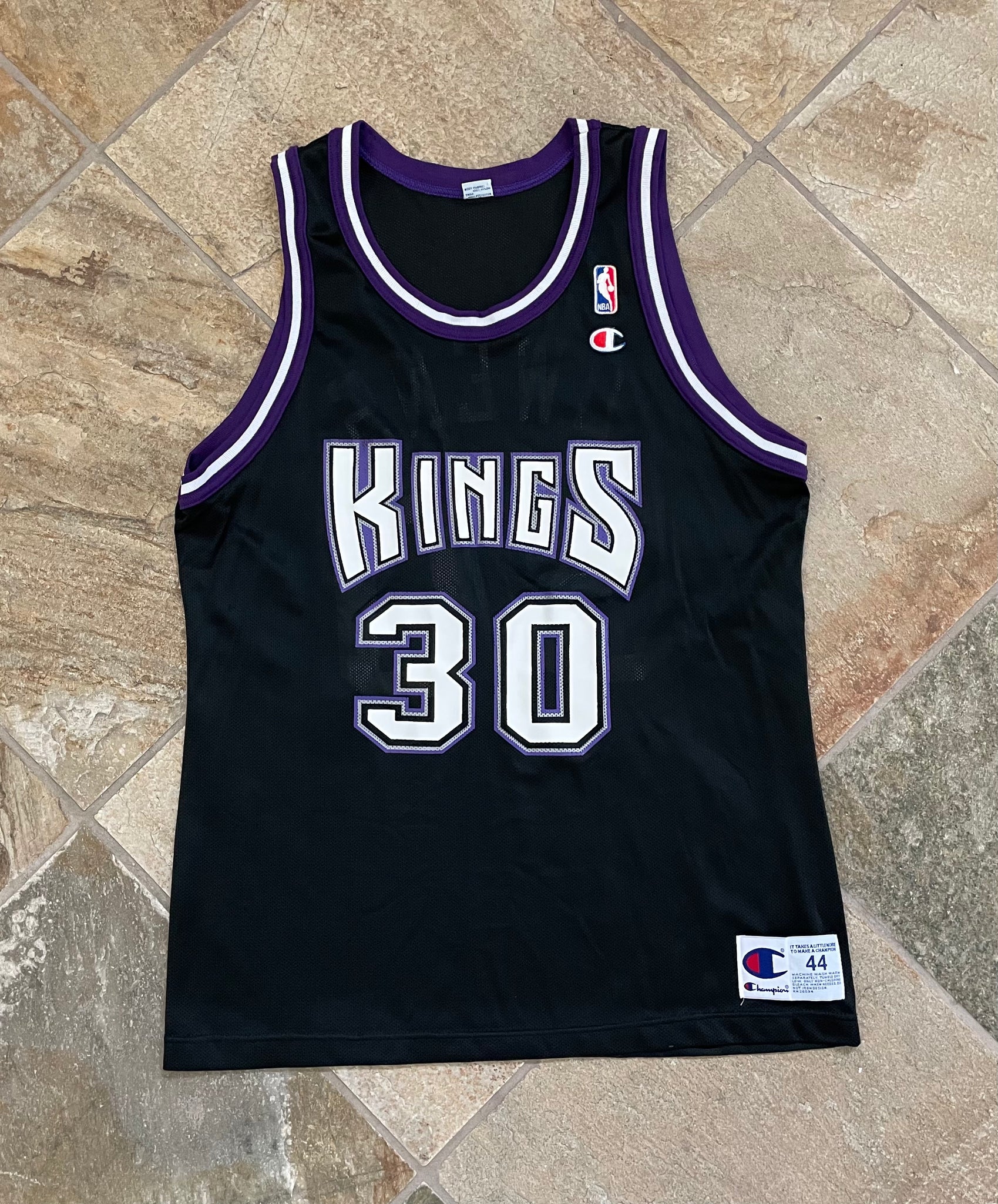 Vintage Sacramento Kings Billy Owens Champion Basketball Jersey Size Stuck In The 90s Sports