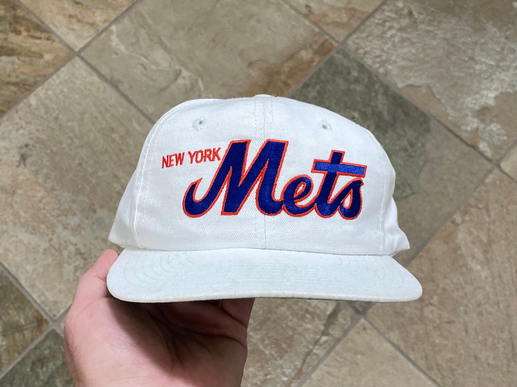 Vintage New York Mets Twins Snapback Baseball Hat – Stuck In The 