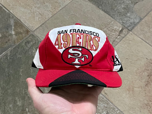 Vintage San Francisco 49ers Logo Athletic Snapback Football Hat