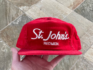 Vintage St. John’s Redmen Sport Specialties Script  Corduroy College Hat