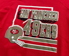 Load image into Gallery viewer, Vintage San Francisco 49ers Trench Football Sweatshirt, Size Large