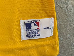 Vintage Oakland Athletics Sand Knit Baseball Jersey, Size Small