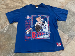 Vintage Texas Rangers Nolan Ryan Nutmeg Baseball TShirt, Size XL