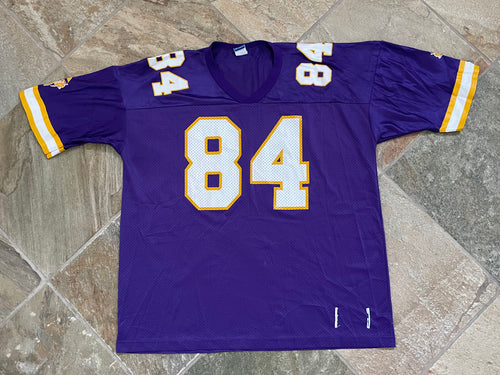 Vintage Minnesota Vikings Randy Moss Champion Football Jersey, Size 52, XXL