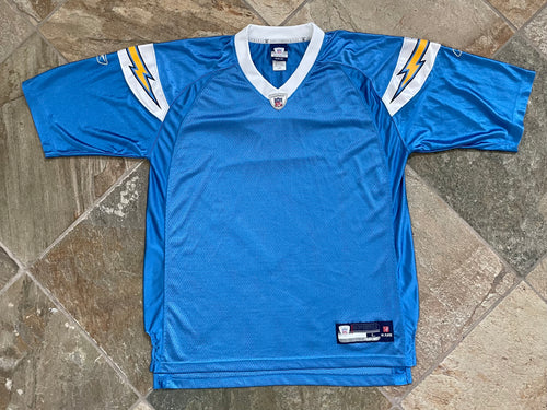 Vintage San Diego Chargers Reebok Football Jersey, Size Large