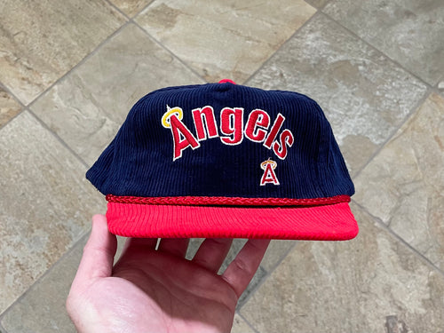 Vintage California Angels Universal Corduroy Snapback Baseball Hat
