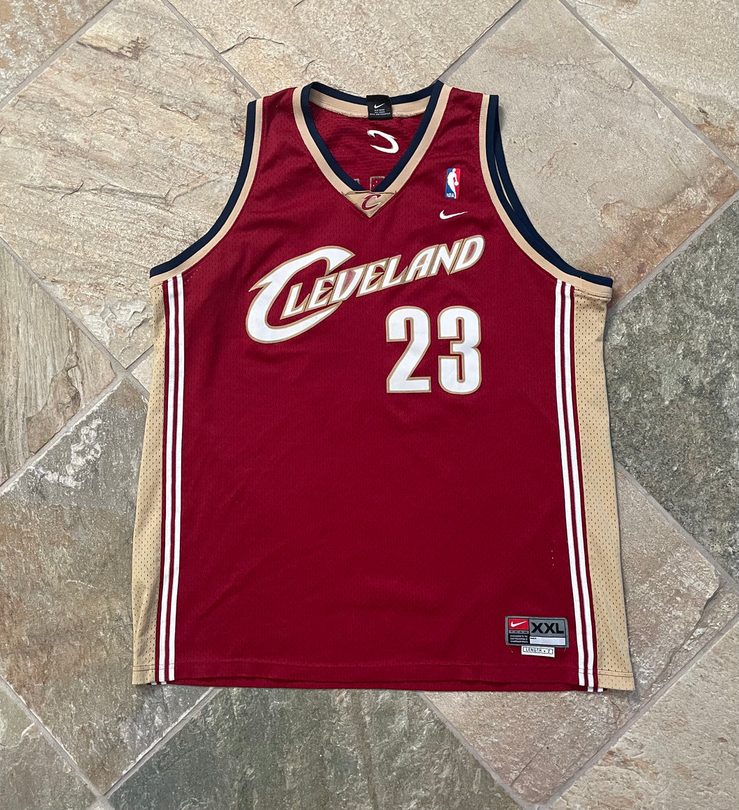 Vintage Cleveland Cavaliers Lebron James Nike Basketball Jersey, Size XXL