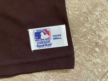 Load image into Gallery viewer, Vintage San Diego Padres Sand Knit Baseball Jersey, Size Youth Small, 6-8