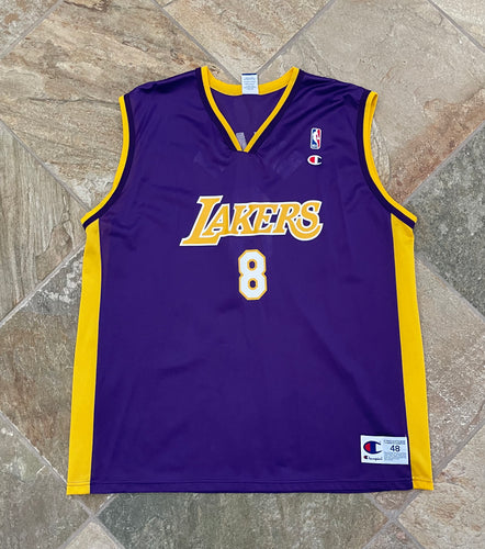 Vintage Los Angeles Lakers Kobe Bryant Champion Basketball Jersey, Size 48, XL